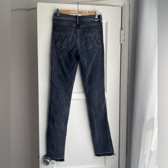 Mother high waisted rascal slice undone hem jean size 26 - Picture 6 of 12